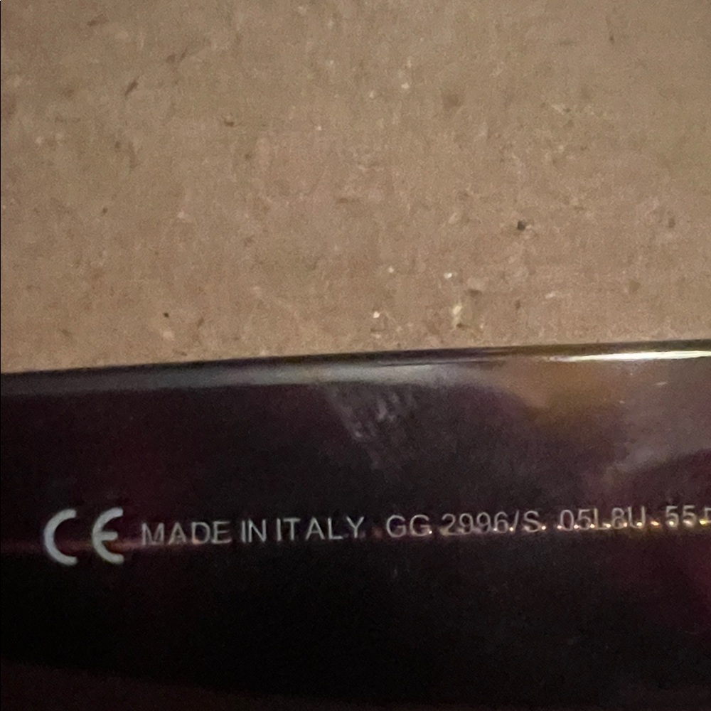 Gucci Tortoise Shell Frames Brown Sunglasses In B… - image 7